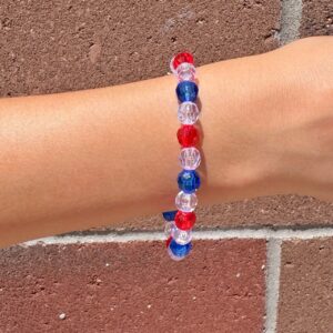ruths design co freedom lights red white and blue bracelet