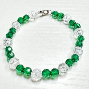 Green Game Day bracelet Large