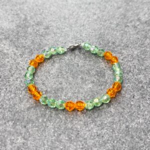 Showgirl Moment mint green and orange Bracelet
